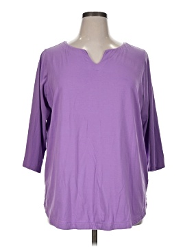 Lands' End 3/4 Sleeve Top