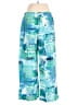 Escada Print Blue Casual Pants Size M - photo 2