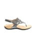 Athlefit Gray Silver Sandals Size 6 1/2 - photo 1