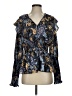 Walter Baker 100% Polyester Blue Long Sleeve Blouse Size S - photo 1