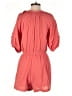 Knox Rose 100% Cotton Solid Red Romper Size S - photo 2