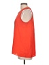 Paraphrase 100% Polyester Orange Sleeveless Blouse Size L - photo 5