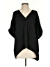 Glam 100% Polyester Black 3/4 Sleeve Blouse Size S - photo 1
