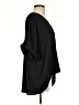 Glam 100% Polyester Black 3/4 Sleeve Blouse Size S - photo 4