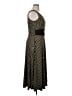 Perceptions Polka Dots Brown Casual Dress Size 14 - photo 4