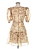 Danielle Bernstein 100% Polyester Tan Cocktail Dress Size M - photo 2