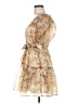 Danielle Bernstein 100% Polyester Tan Cocktail Dress Size M - photo 5