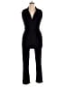 Almost Famous Solid Black Jumpsuit Size XL - photo 1