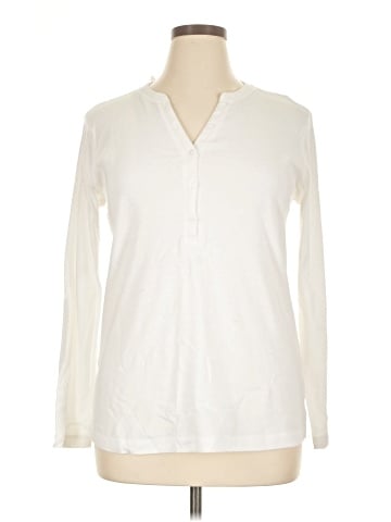 Chaps Long Sleeve Blouse (view 1)