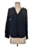 Joie 100% Silk Blue Long Sleeve Silk Top Size S - photo 1