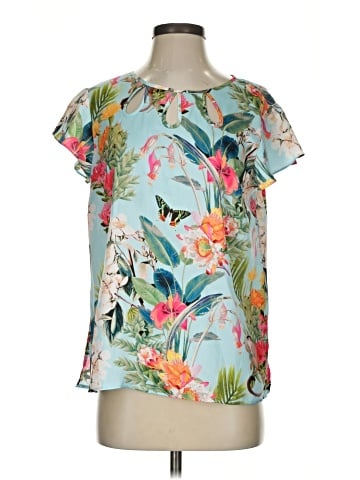 rsvp by TALBOTS Short Sleeve Blouse (view 1)
