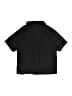Zara Solid Black Short Sleeve Button-Down Shirt Size 6 - 7 - photo 2