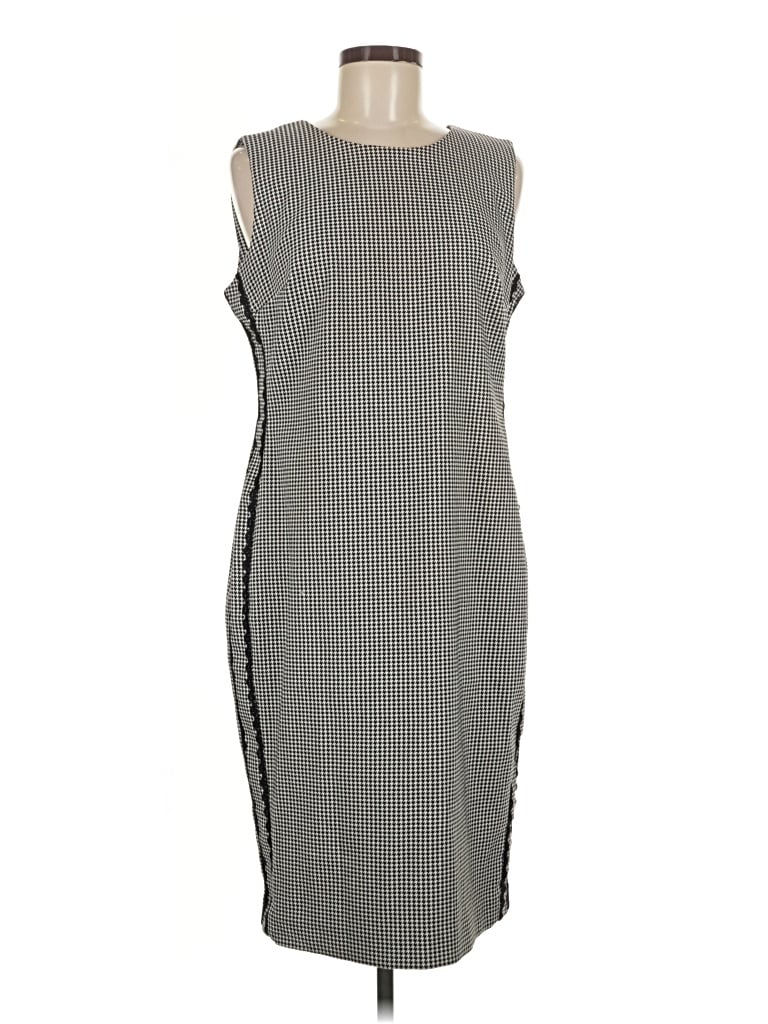 Pre-owned Calvin Klein Casual Dress In Gray