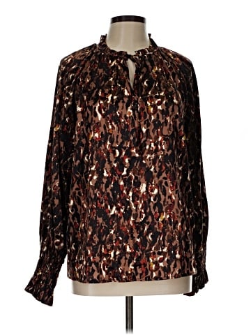 Per Se By Carlisle Long Sleeve Silk Top (view 1)
