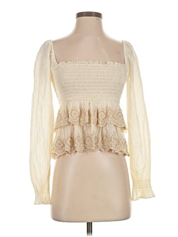 American Eagle Outfitters 3/4 Sleeve Blouse (view 1)