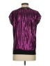 DKNY 100% Polyester Purple Short Sleeve Top Size XXS - photo 2