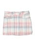 B. Moss Plaid White Ivory Skort Size 10 - photo 1
