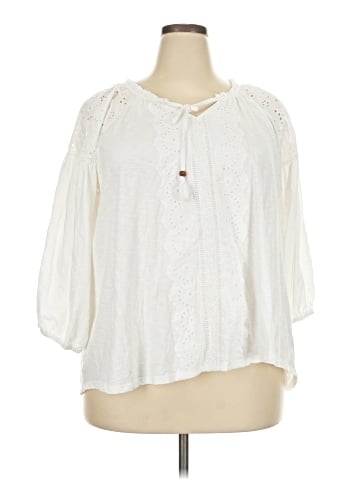 Lane Bryant 3/4 Sleeve Blouse (view 1)