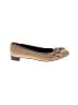Salvatore Ferragamo Solid Tan Flats Size 5 1/2 - photo 1