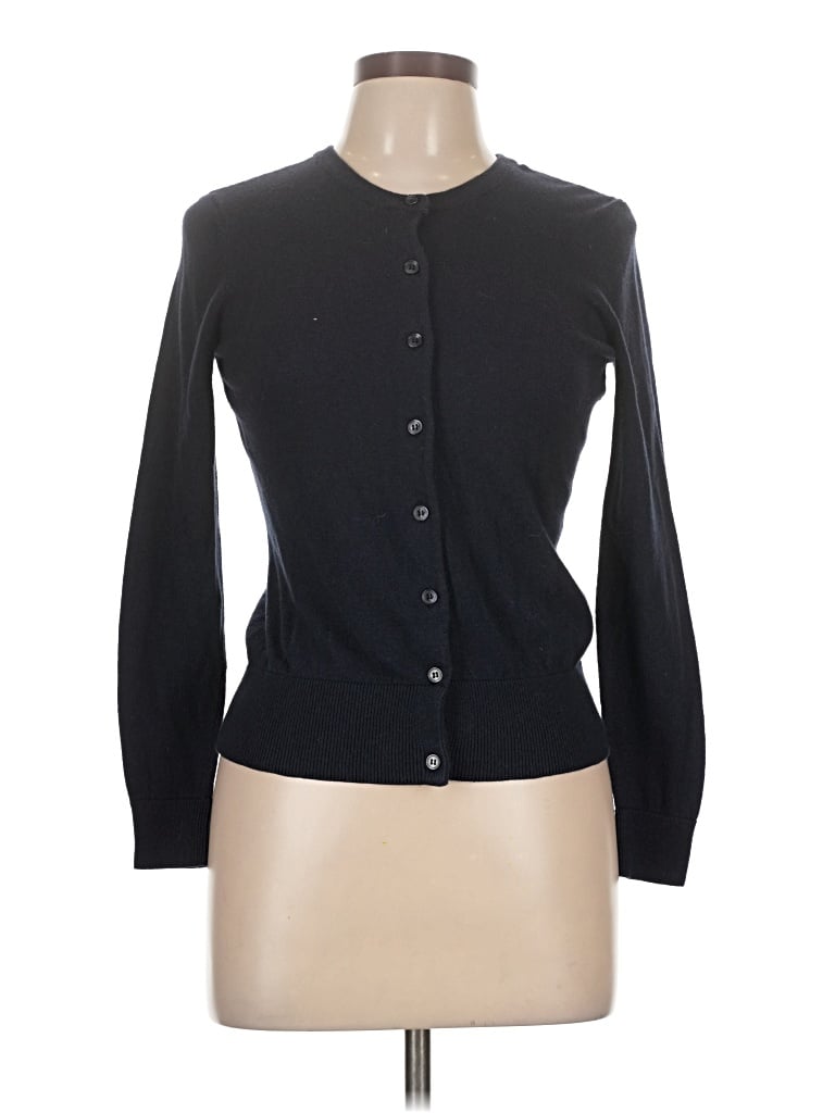 Pre-owned Jcpenney Cardigan Sweater In Black