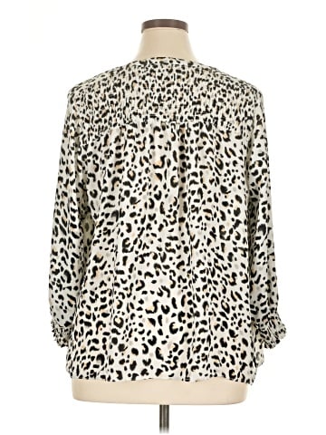 Rose + Olive 3/4 Sleeve Blouse (view 2)