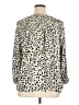 Rose + Olive 100% Polyester Animal Print Ivory 3/4 Sleeve Blouse Size XL - photo 2