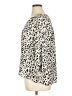 Rose + Olive 100% Polyester Animal Print Ivory 3/4 Sleeve Blouse Size XL - photo 5