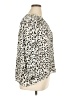 Rose + Olive 100% Polyester Animal Print Ivory 3/4 Sleeve Blouse Size XL - photo 4