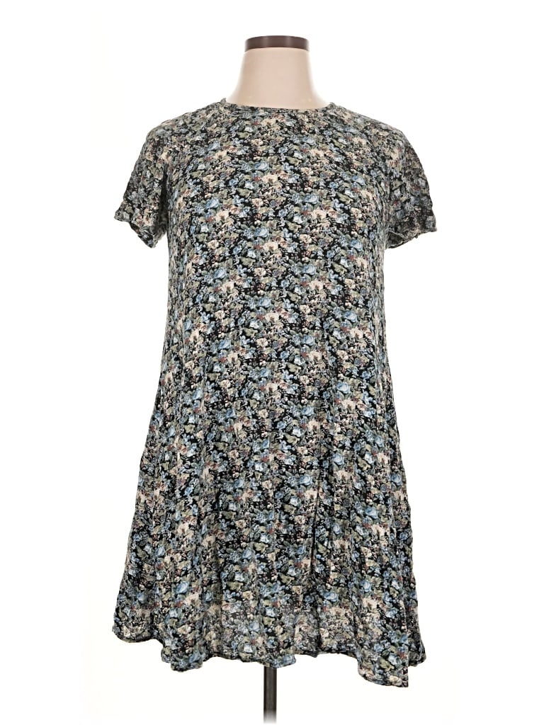 Pre-owned Assorted Brands Casual Dress In Gray