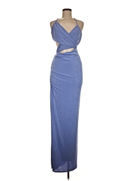 blue colorblock dress Simply Southern Color Block Dress Blue / Large
