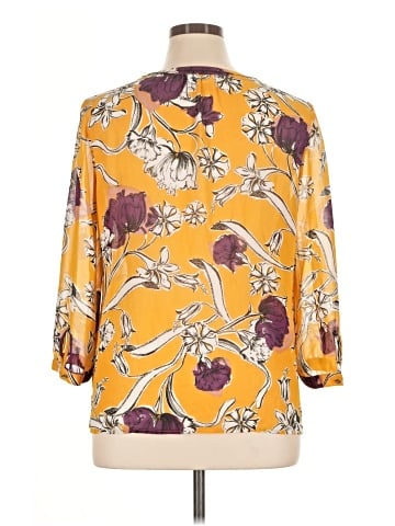 Liz Claiborne 3/4 Sleeve T-Shirt (view 2)