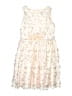 Assorted Brands 100% Polyester Ivory Pink Dress Size 16 (estimated) - photo 1
