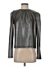 Derek Lam 10 Crosby Metallic Silver Long Sleeve Top Size 00 - photo 1