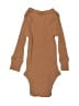 Unbranded Solid Brown Long Sleeve Onesie Size 0-3 mo - photo 2