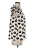 Doe & Rae 100% Polyester Hearts Ivory Short Sleeve Blouse Size S - photo 4