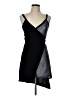 Maje Metallic Silver Cocktail Dress Size Lg (3) - photo 1