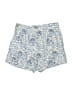 H&M 100% Viscose Paisley Blue Shorts Size 10 - photo 1