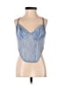 KAT THE LABEL Blue Sleeveless Blouse Size S - photo 1