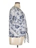 Eclair 100% Polyester Blue Short Sleeve Blouse Size XL - photo 4