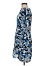ASOS 100% Polyester Print Blue Cocktail Dress Size 8 - photo 5