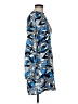 ASOS 100% Polyester Print Blue Cocktail Dress Size 8 - photo 4