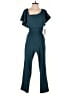 Ali & Jay 100% Polyester Solid Teal Jumpsuit Size S - photo 1