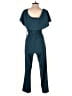 Ali & Jay 100% Polyester Solid Teal Jumpsuit Size S - photo 2
