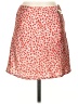 Polly Print Red Casual Skirt Size 4 - photo 1