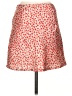 Polly Print Red Casual Skirt Size 4 - photo 2