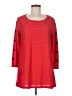MULTIPLES Red 3/4 Sleeve Top Size M - photo 1
