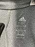 Adidas 100% Polyester Gray Long Sleeve T-Shirt Size S - photo 7