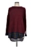 525 America Plaid Burgundy Pullover Sweater Size L - photo 1
