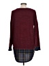 525 America Plaid Burgundy Pullover Sweater Size L - photo 2