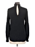 H&M 100% Polyester Black Long Sleeve Blouse Size 6 - photo 2